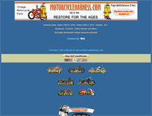 Tablet Screenshot of motorcycleharness.com